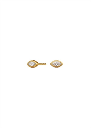 Ea earrings Forgyldt Maanesten